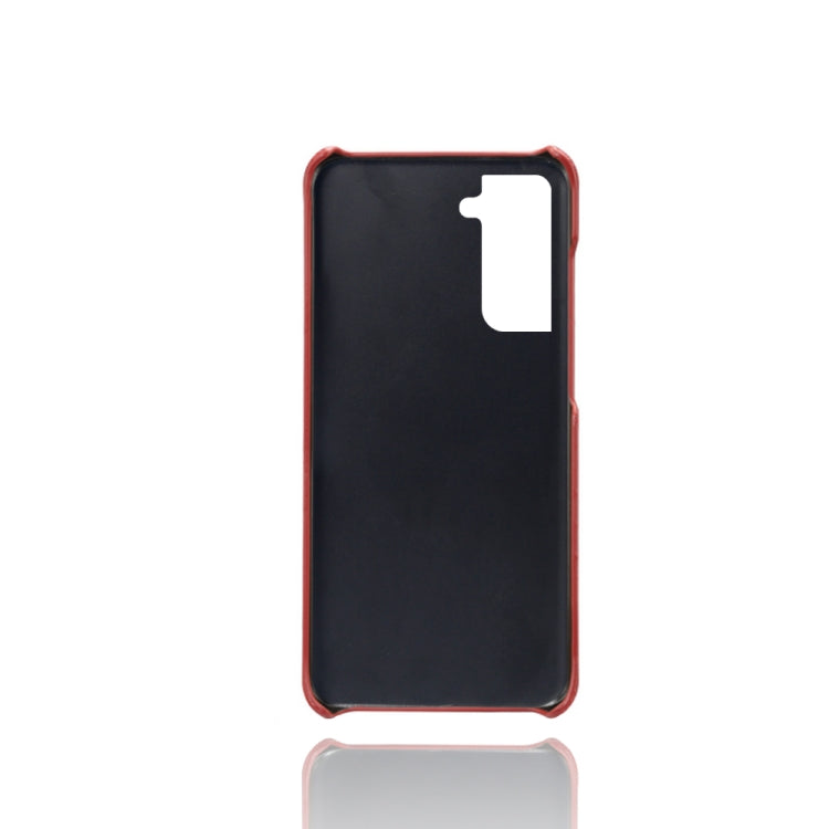 For Samsung Galaxy S22 Calf Texture  PC + PU Phone Case