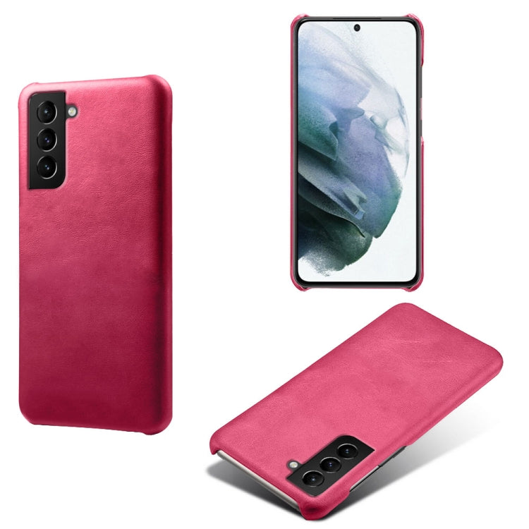 For Samsung Galaxy S22 Calf Texture  PC + PU Phone Case