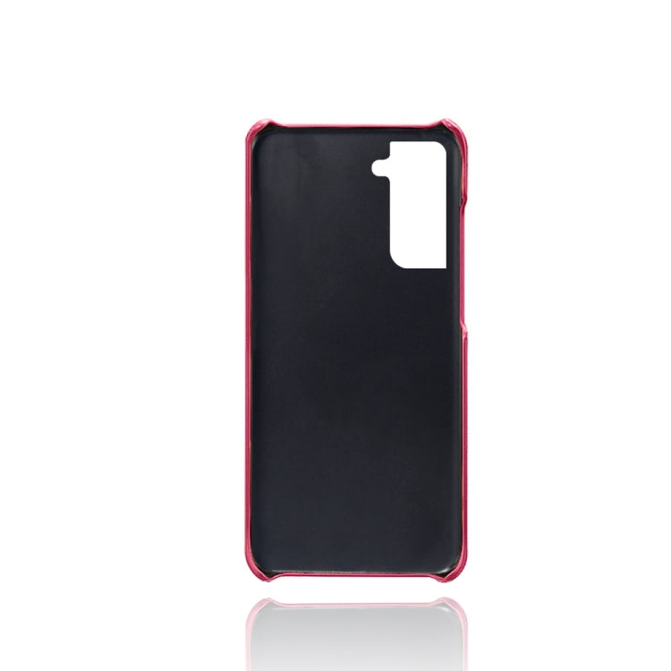 For Samsung Galaxy S22 Calf Texture  PC + PU Phone Case