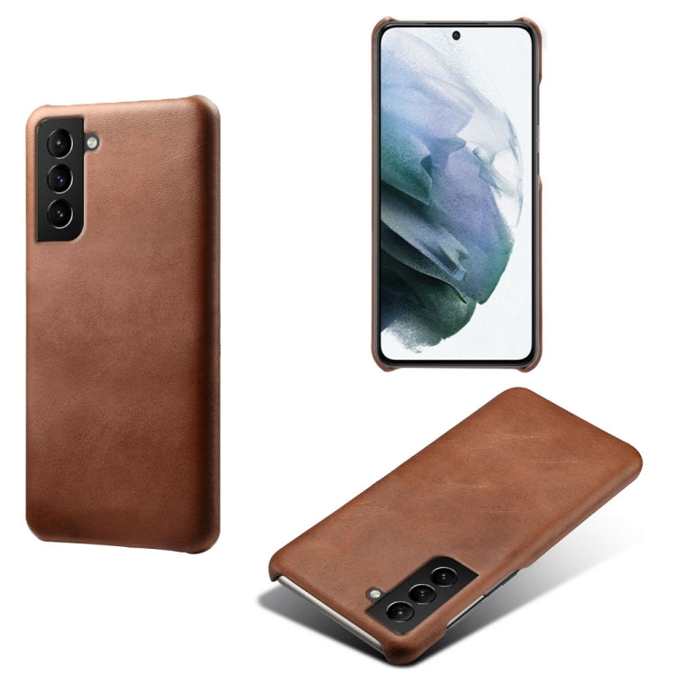 For Samsung Galaxy S22 Calf Texture  PC + PU Phone Case