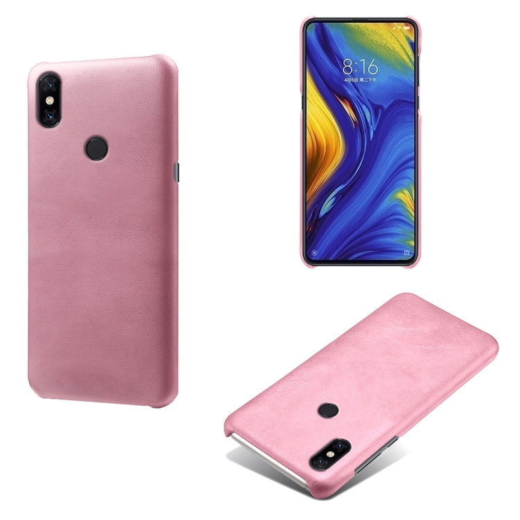 For Xiaomi Mi Mix 3 Calf Texture PC + PU Phone Case