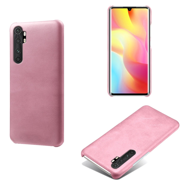 For Xiaomi Mi Note 10 Lite Calf Texture PC + PU Phone Case