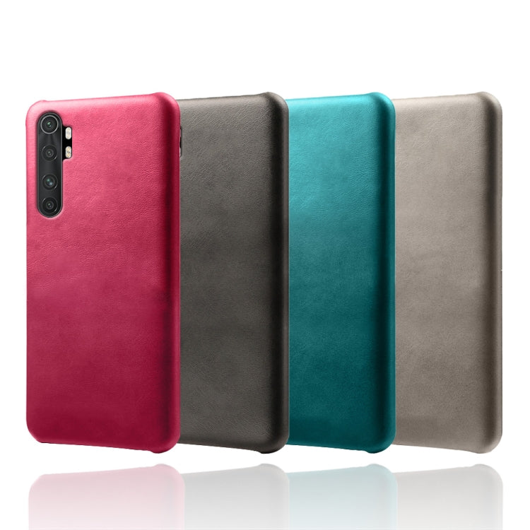 For Xiaomi Mi Note 10 Lite Calf Texture PC + PU Phone Case