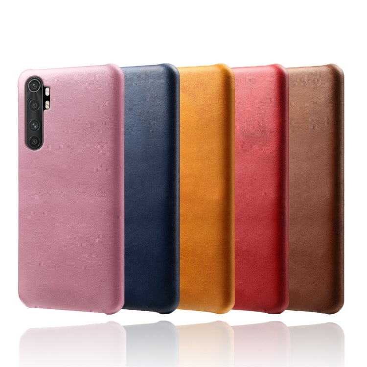 For Xiaomi Mi Note 10 Lite Calf Texture PC + PU Phone Case