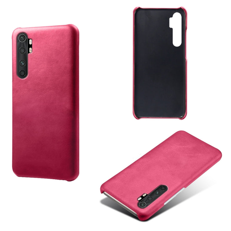 For Xiaomi Mi Note 10 Lite Calf Texture PC + PU Phone Case