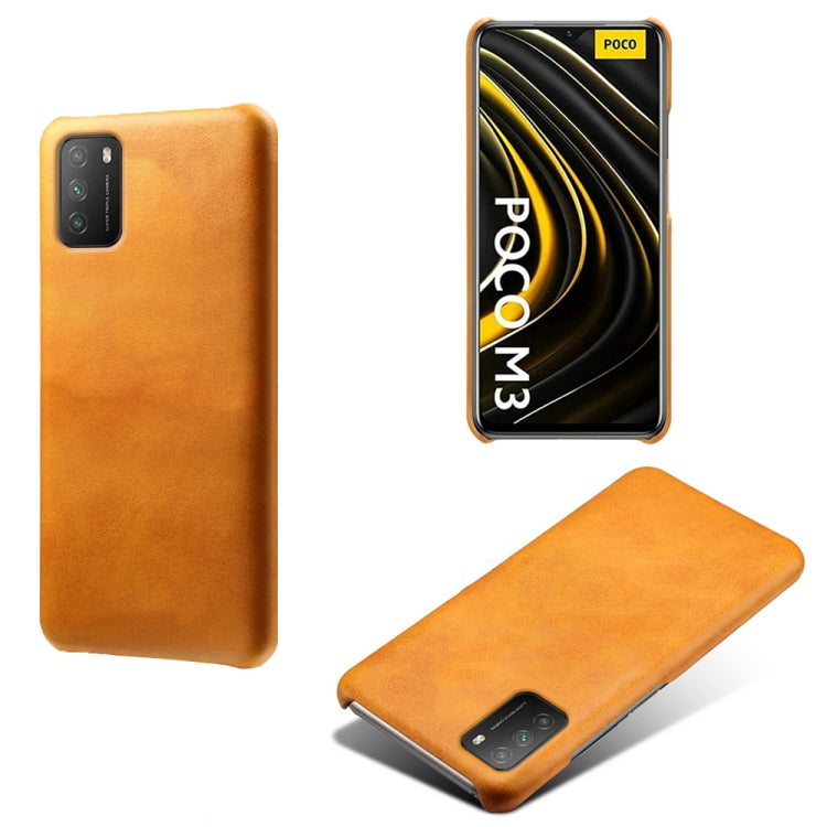 For Xiaomi Poco M3 Calf Texture PC + PU Phone Case