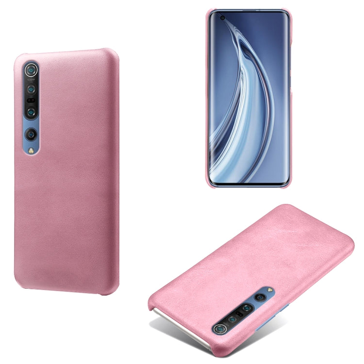 For Xiaomi Mi 10 5G /  Mi 10 Pro 5G Calf Texture PC + PU Phone Case
