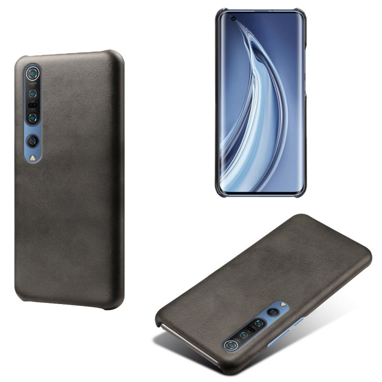 For Xiaomi Mi 10 5G /  Mi 10 Pro 5G Calf Texture PC + PU Phone Case