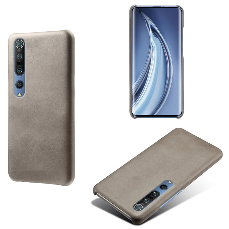 For Xiaomi Mi 10 5G /  Mi 10 Pro 5G Calf Texture PC + PU Phone Case