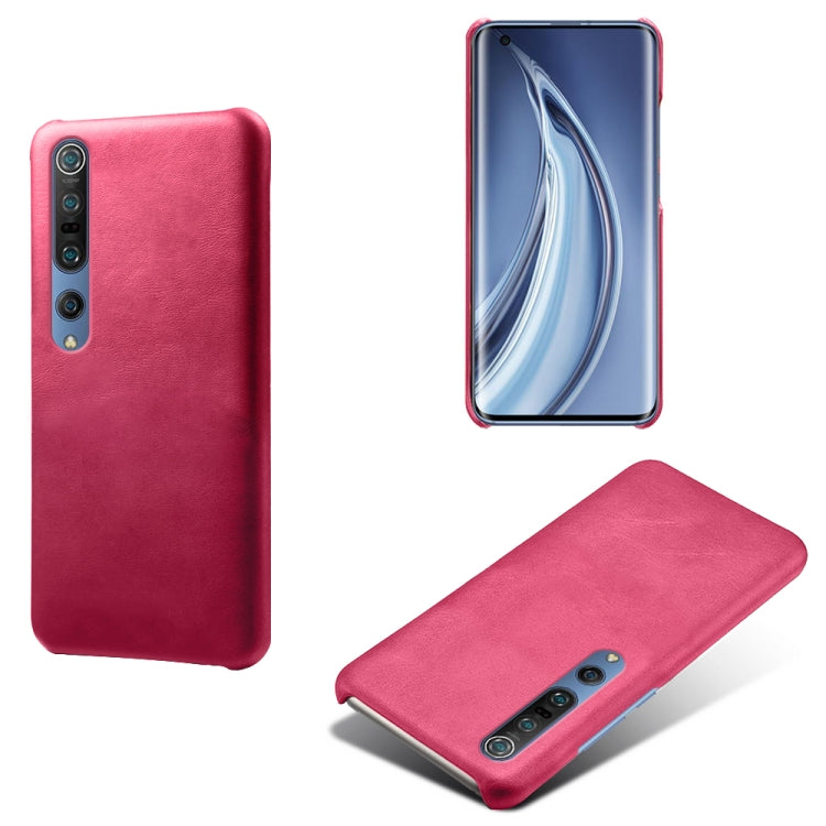 For Xiaomi Mi 10 5G /  Mi 10 Pro 5G Calf Texture PC + PU Phone Case