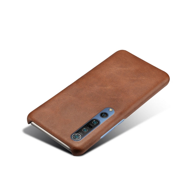 For Xiaomi Mi 10 5G /  Mi 10 Pro 5G Calf Texture PC + PU Phone Case