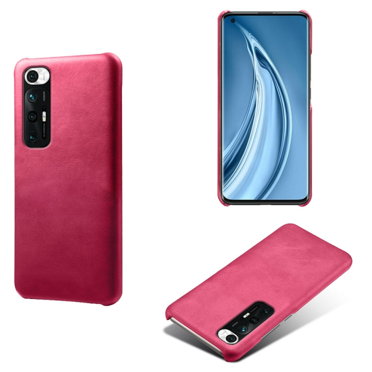 For Xiaomi Mi 10S Calf Texture PC + PU Phone Case