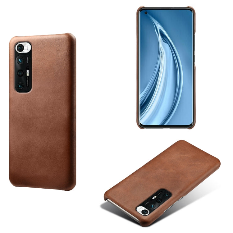 For Xiaomi Mi 10S Calf Texture PC + PU Phone Case
