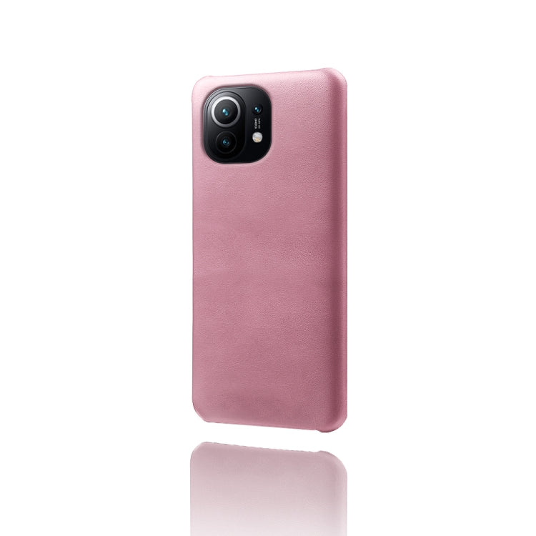 For Xiaomi Mi 11 Calf Texture PC + PU Phone Case
