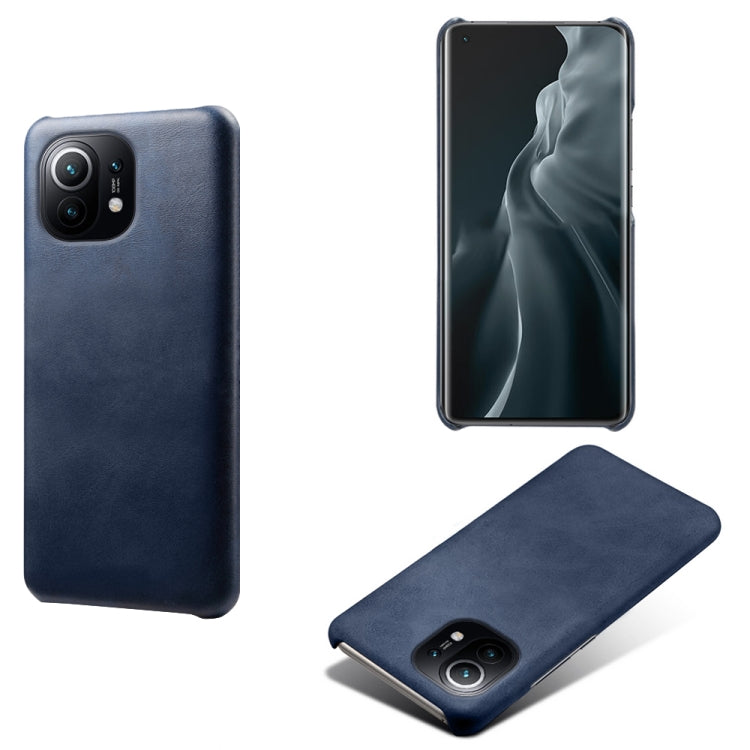 For Xiaomi Mi 11 Calf Texture PC + PU Phone Case