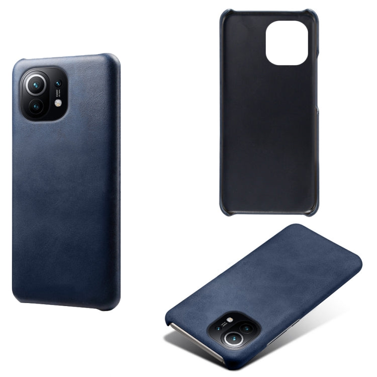 For Xiaomi Mi 11 Calf Texture PC + PU Phone Case