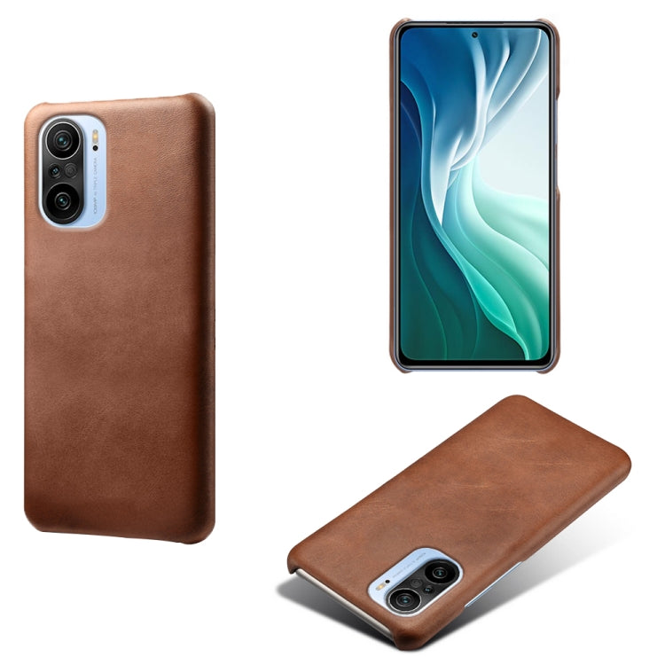 For Xiaomi Mi 11i 5G Calf Texture PC + PU Phone Case