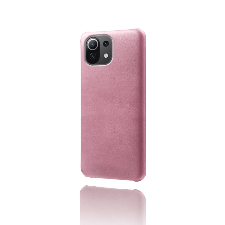 For Xiaomi Mi 11 Lite 5G Calf Texture PC + PU Phone Case