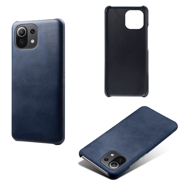 For Xiaomi Mi 11 Lite 5G Calf Texture PC + PU Phone Case