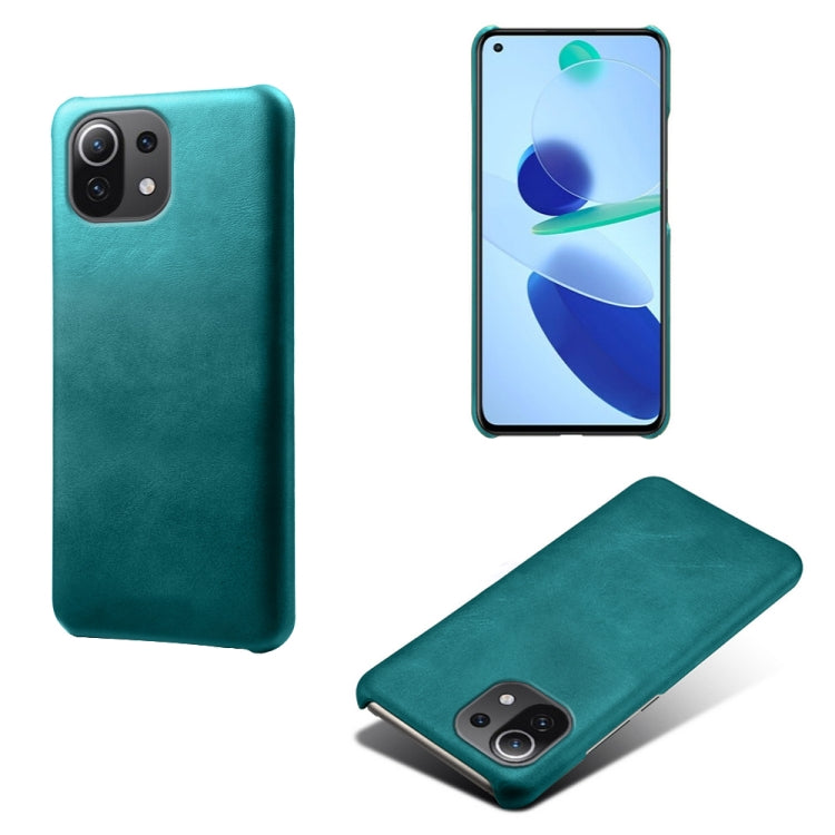 For Xiaomi Mi 11 Lite 5G Calf Texture PC + PU Phone Case