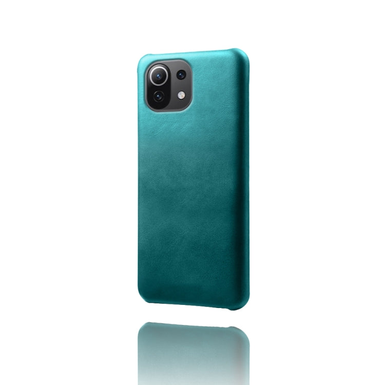 For Xiaomi Mi 11 Lite 5G Calf Texture PC + PU Phone Case