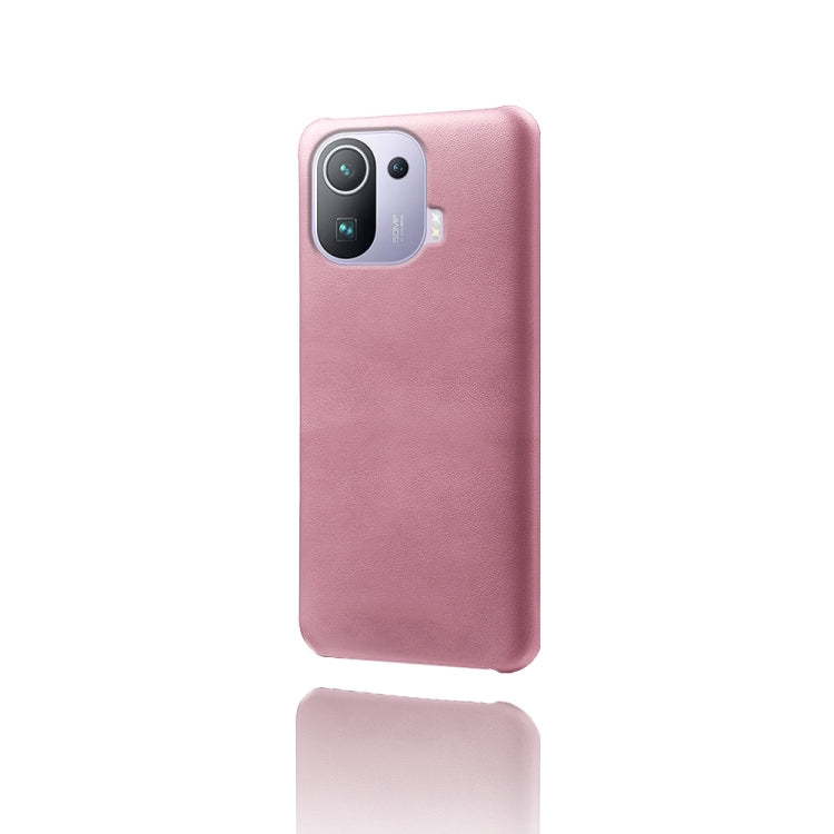 For Xiaomi Mi 11 Pro Calf Texture PC + PU Phone Case