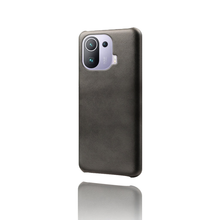 For Xiaomi Mi 11 Pro Calf Texture PC + PU Phone Case