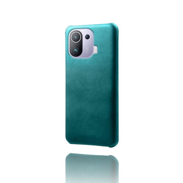 For Xiaomi Mi 11 Pro Calf Texture PC + PU Phone Case