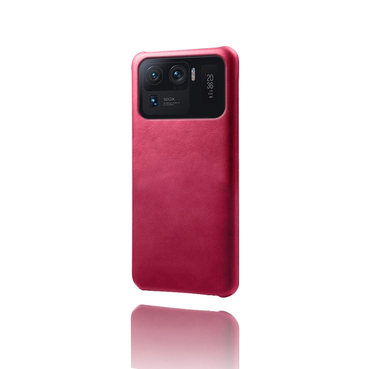 For Xiaomi Mi 11 Ultra Calf Texture PC + PU Phone Case