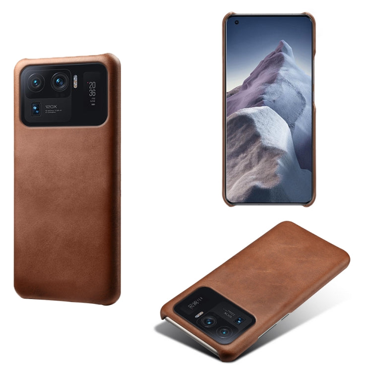 For Xiaomi Mi 11 Ultra Calf Texture PC + PU Phone Case