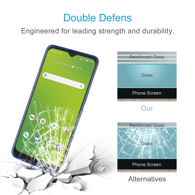 10 PCS 0.26mm 9H 2.5D Tempered Glass Film For Cricket Dream 5G
