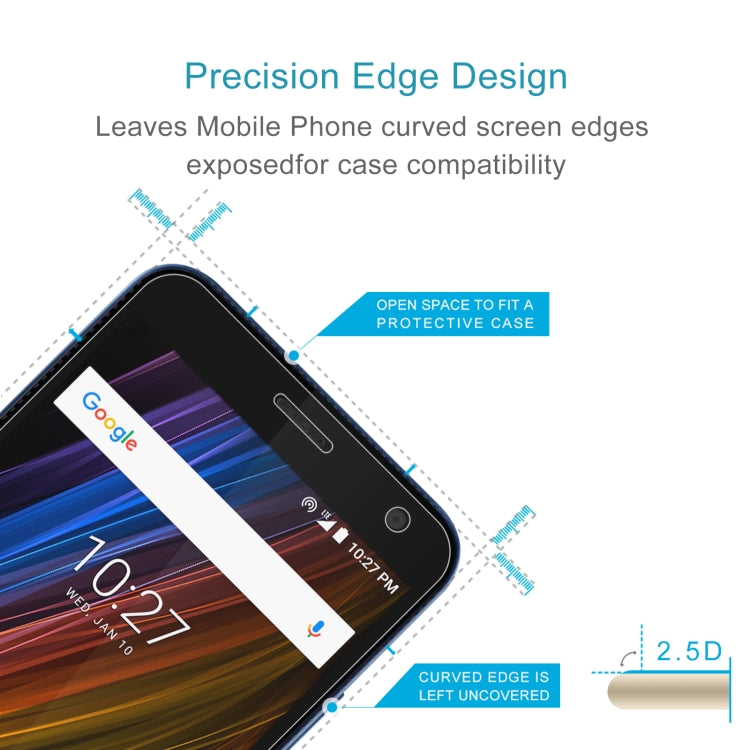 10 PCS 0.26mm 9H 2.5D Tempered Glass Film For Cricket Wave