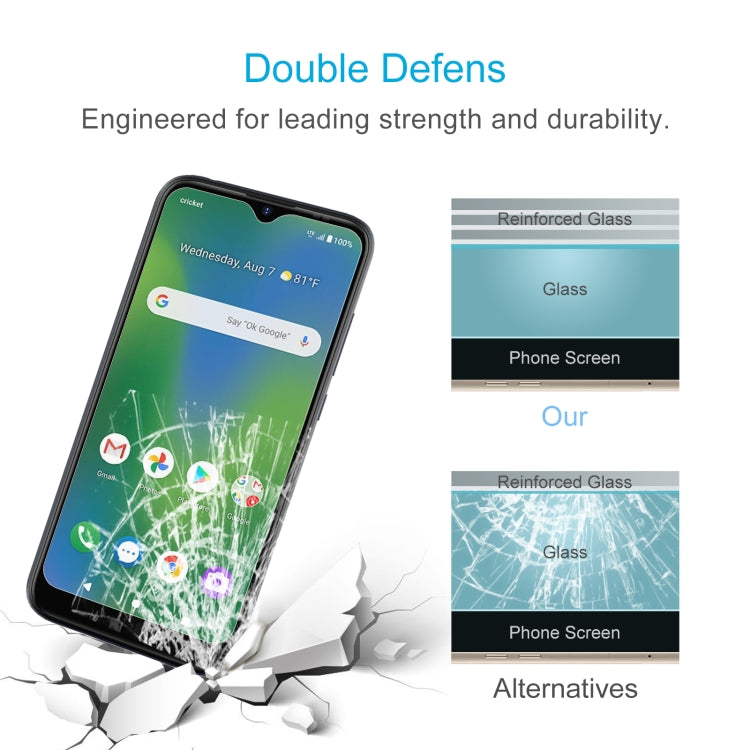 10 PCS 0.26mm 9H 2.5D Tempered Glass Film For Cricket Influence
