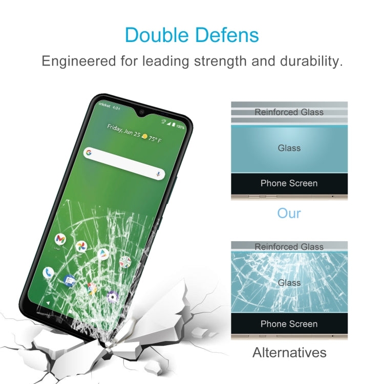10 PCS 0.26mm 9H 2.5D Tempered Glass Film For Cricket Ovation 2