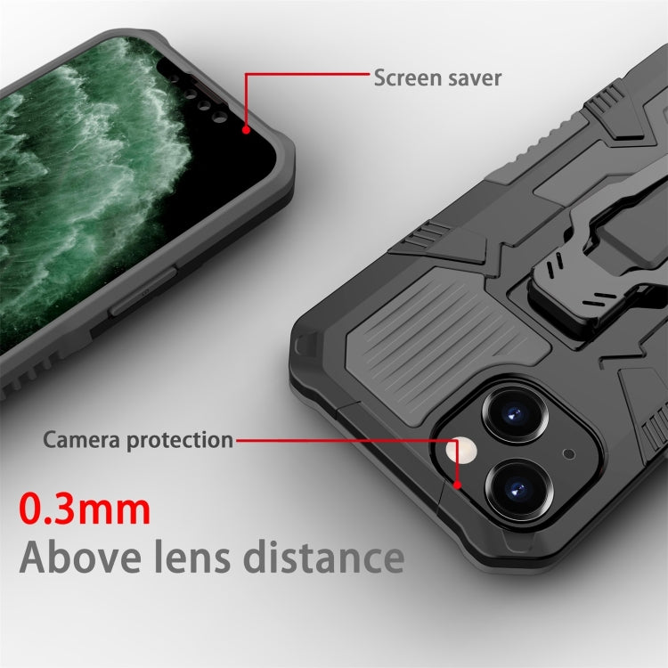 For iPhone 13 Pro Machine Armor Warrior PC + TPU Phone Case
