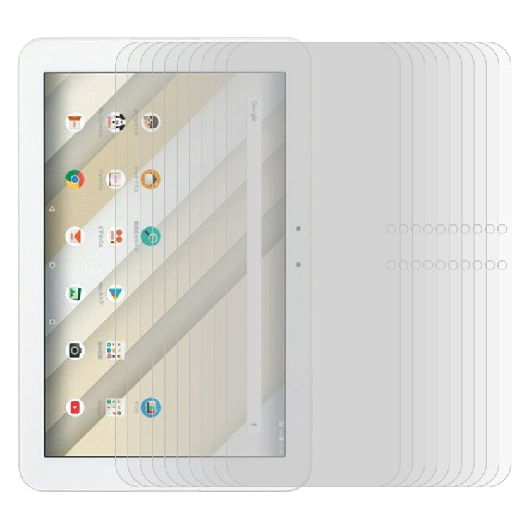 50 PCS 0.26mm 9H 2.5D Tempered Glass Film For Kyocera au Qua Tab QZ10