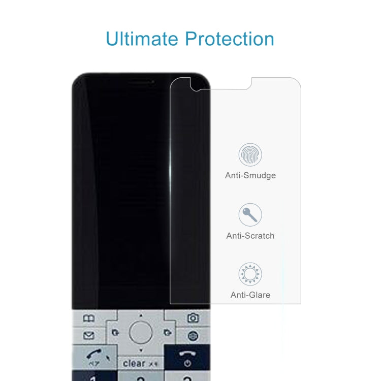 50 PCS 0.26mm 9H 2.5D Tempered Glass Film For Kyocera kddi au infobar xv