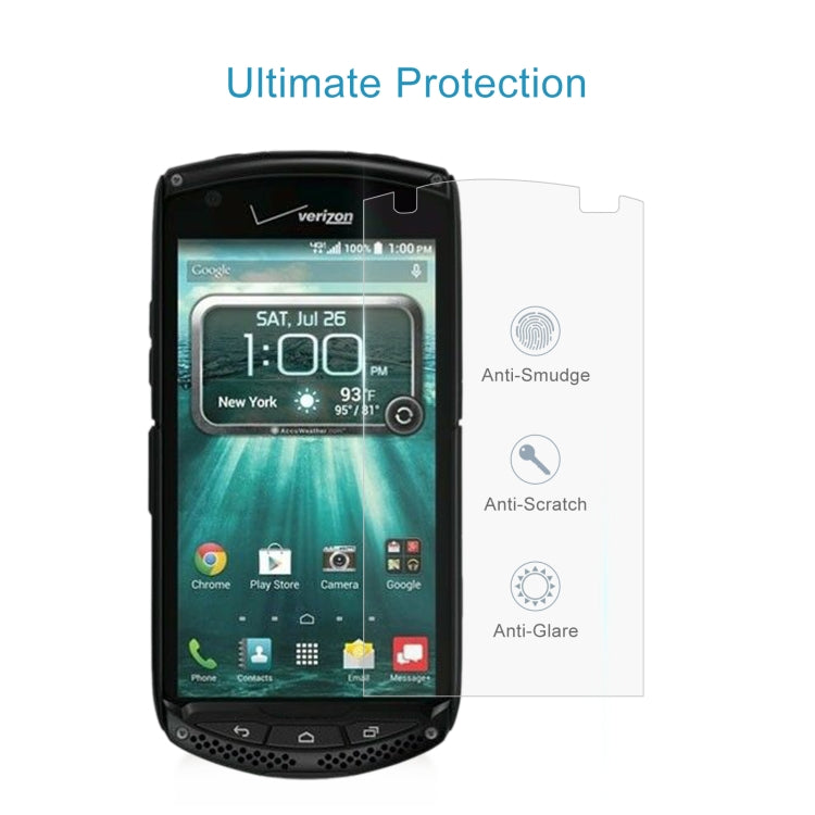 50 PCS 0.26mm 9H 2.5D Tempered Glass Film For Kyocera Brigadier KYY24 TORQUE G01