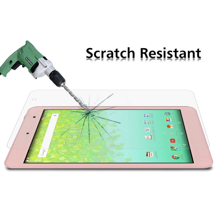 50 PCS 0.26mm 9H 2.5D Tempered Glass Film For Kyocera Qua Tab 01