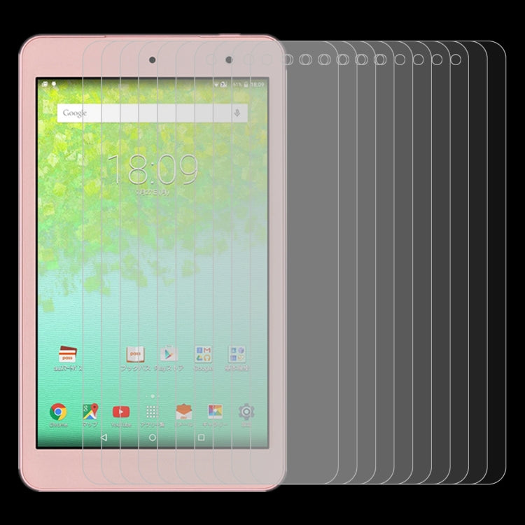 50 PCS 0.26mm 9H 2.5D Tempered Glass Film For Kyocera Qua Tab 01