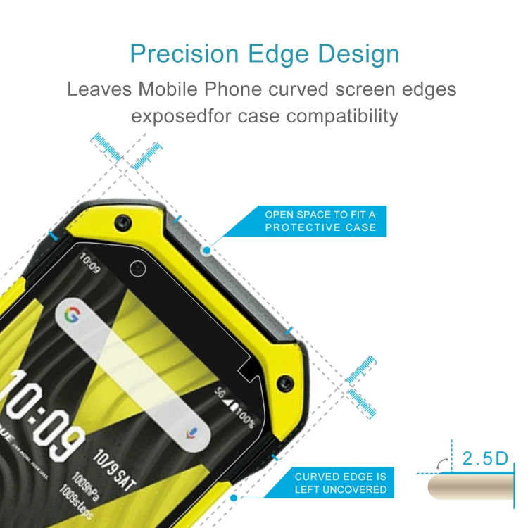 50 PCS 0.26mm 9H 2.5D Tempered Glass Film For Kyocera Torque G05