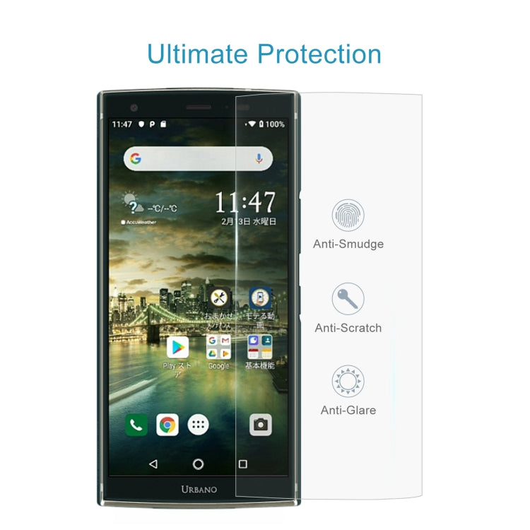 50 PCS 0.26mm 9H 2.5D Tempered Glass Film For Kyocera URBANO V04