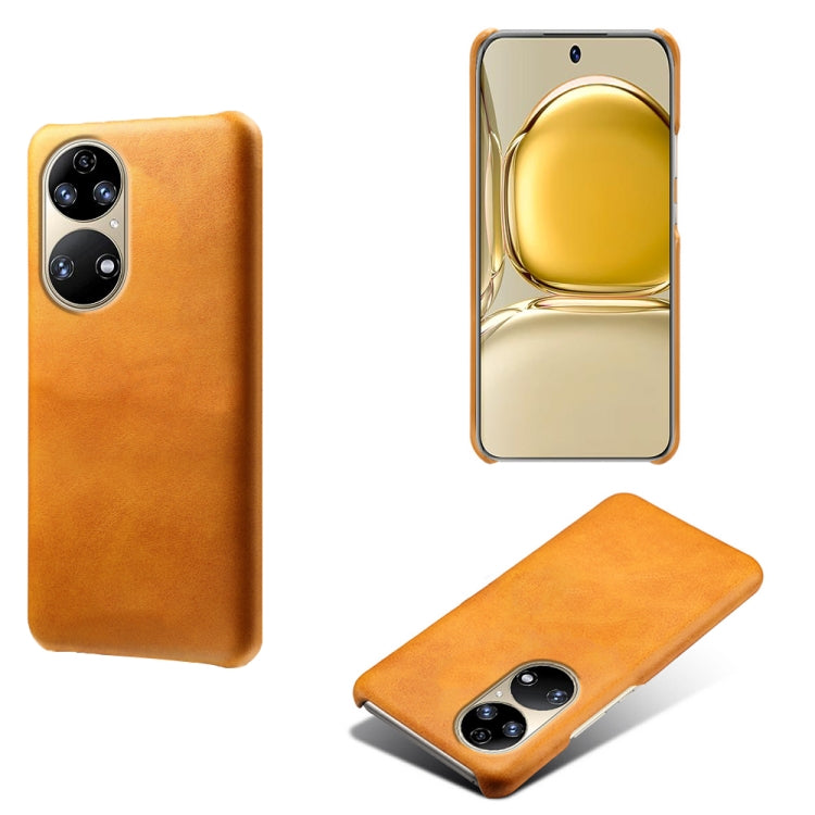 For Huawei P50 Calf Texture PC + PU Phone Case