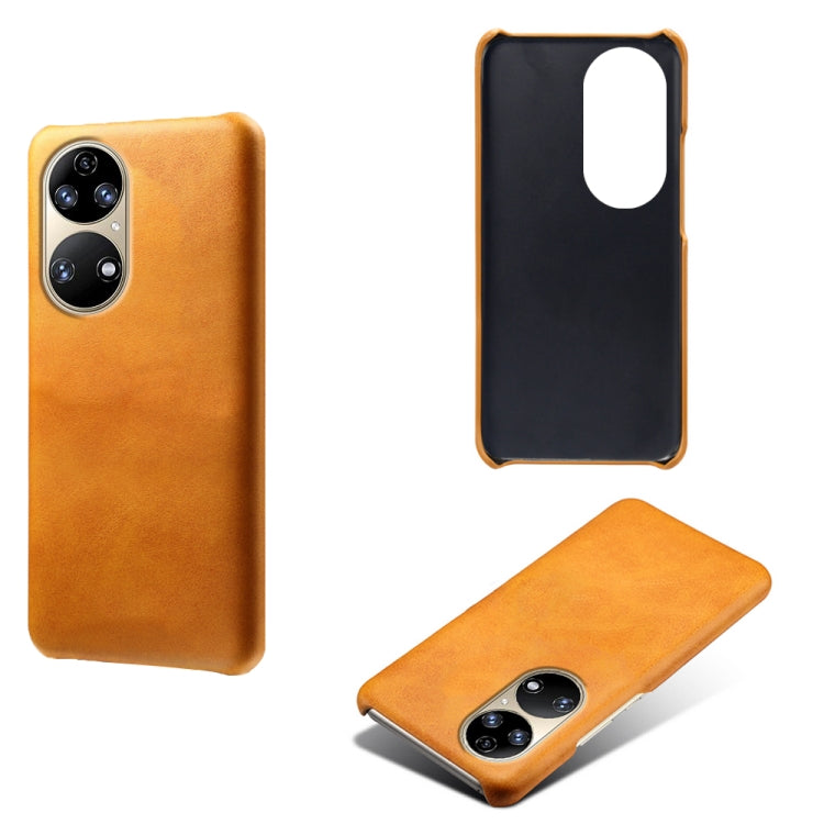 For Huawei P50 Calf Texture PC + PU Phone Case