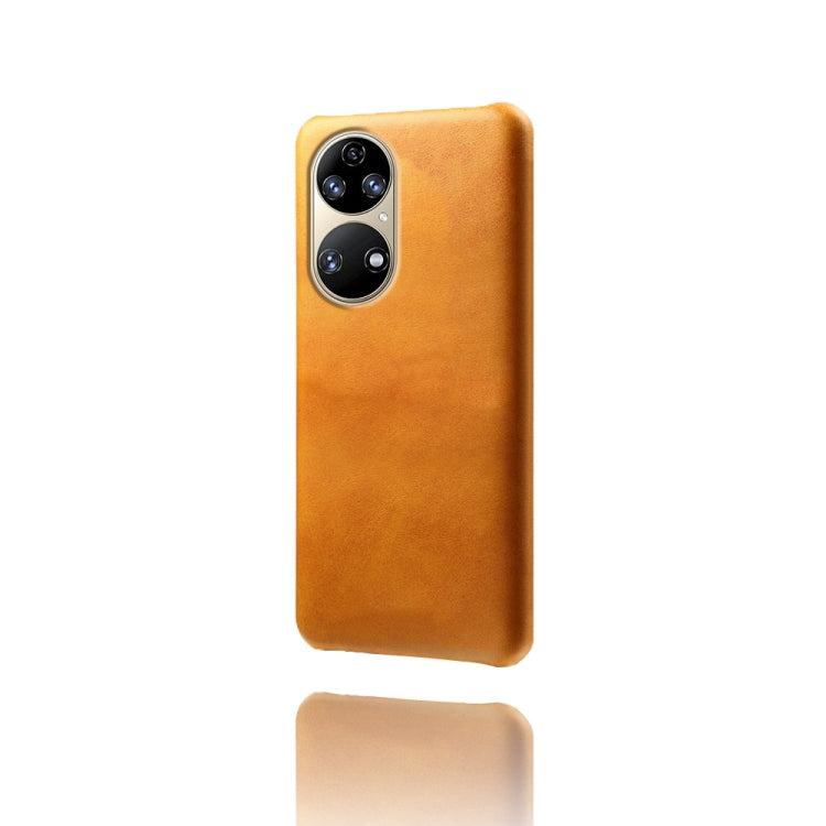 For Huawei P50 Calf Texture PC + PU Phone Case