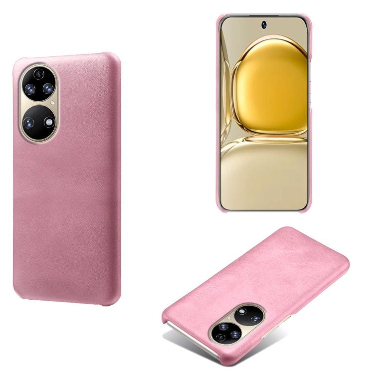 For Huawei P50 Calf Texture PC + PU Phone Case