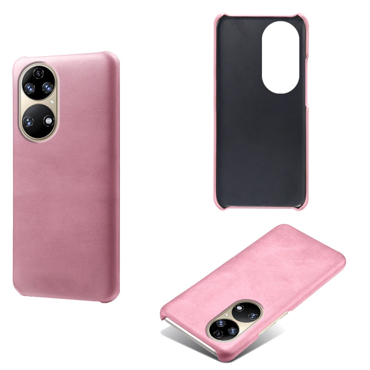For Huawei P50 Calf Texture PC + PU Phone Case