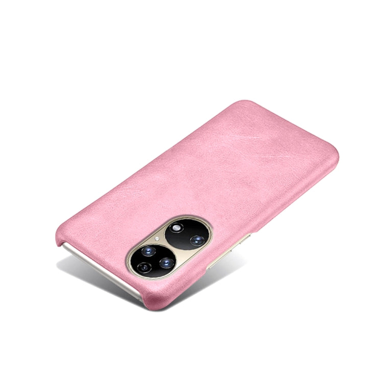 For Huawei P50 Calf Texture PC + PU Phone Case