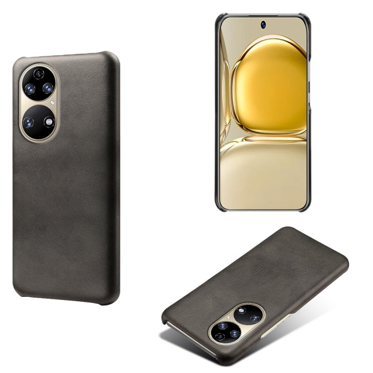 For Huawei P50 Calf Texture PC + PU Phone Case