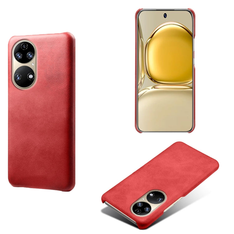For Huawei P50 Calf Texture PC + PU Phone Case
